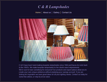 Tablet Screenshot of lampshades-uk.com